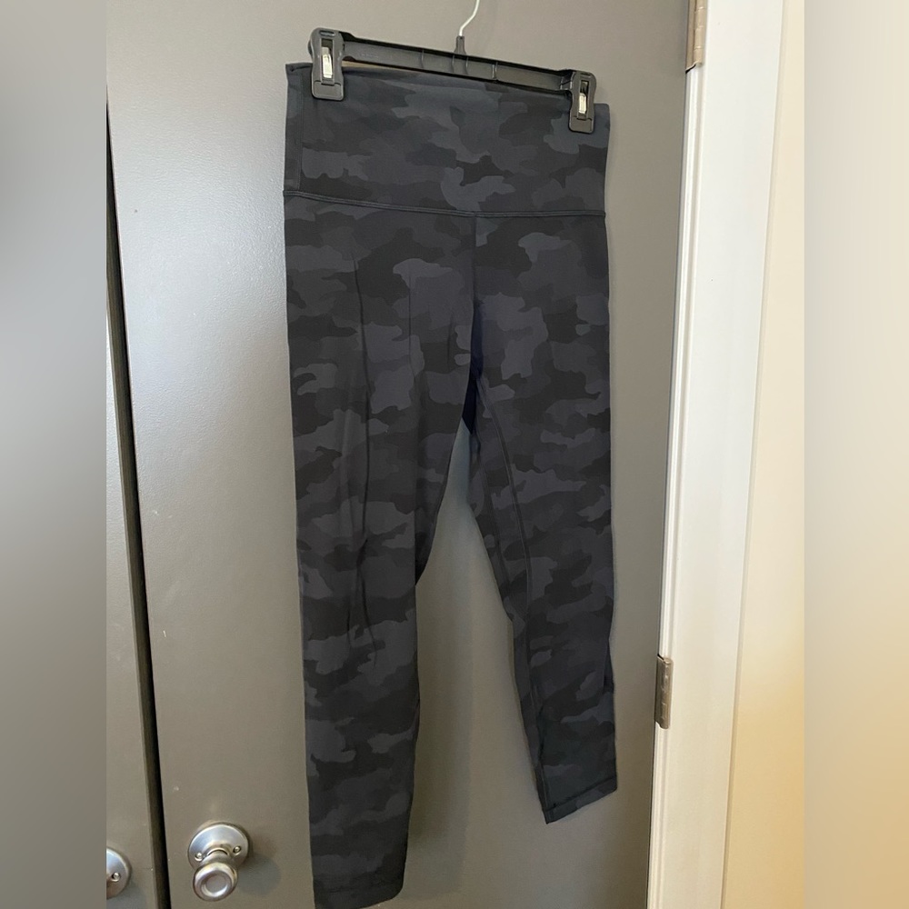 Lululemon Align High Rise Pant Leggings 25” Heritage 365 Camo Deep Coal Multi